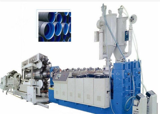 পিভিসি পিই একক দেয়াল corrugated পাইপ উৎপাদন লাইন, নিকাশী পাইপ তৈরীর মেশিন