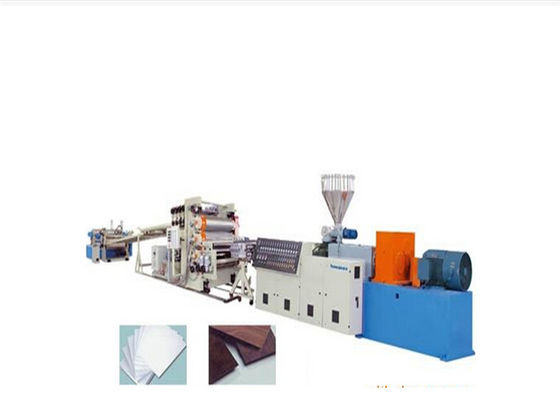 ভালো দাম 380V 50HZ ডাব্লুপিসি ফোম বোর্ড উত্পাদন লাইন, পিভিসি ডাব্লুপিসি ফোম বোর্ড এক্সট্রুশন মেশিন অনলাইন