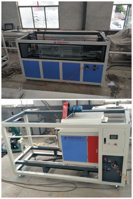 280mm প্লাস্টিক পাইপ এক্সট্রুশন লাইন PLC PVC পাইপ এক্সট্রুশন লাইন 750kg/H