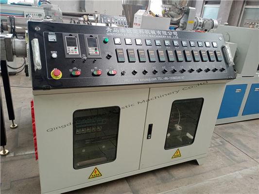 90mm পিভিসি ডাবল পাইপ এক্সট্রুশন লাইন সম্পূর্ণ স্বয়ংক্রিয় আউটপুট পাইপ মেকিং মেশিন